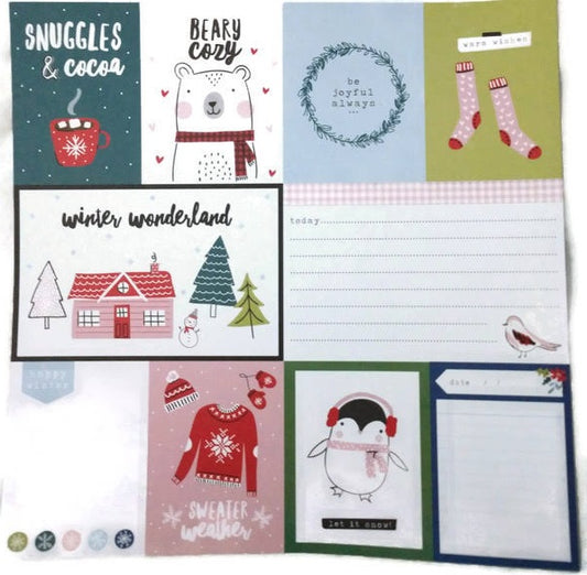 Winter Pocket Pages Scrapbook Paper