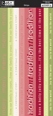 Christmas Sticker Strips by Pebbles Inc