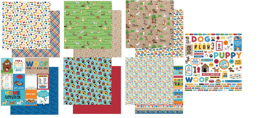 Photo Play Dog Lover Papers and Stickers Set