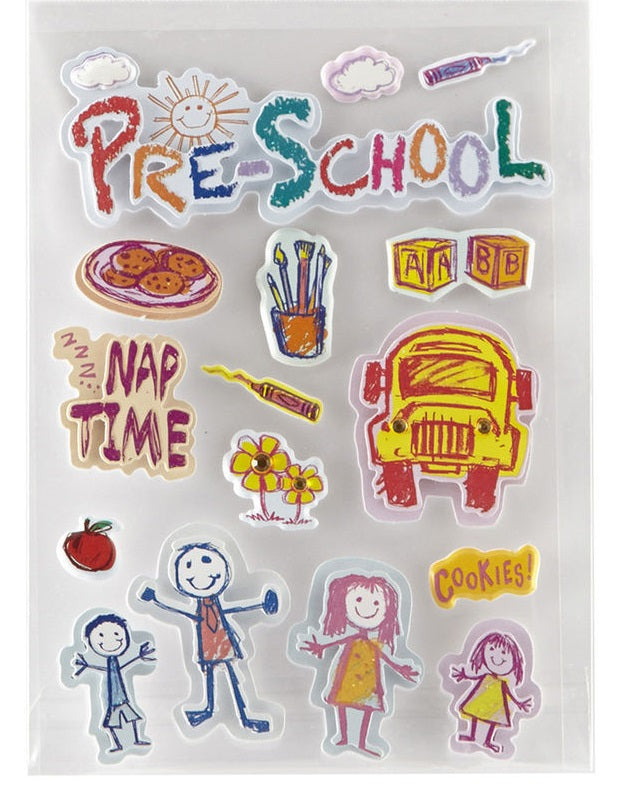 Preschool 3d Stickers