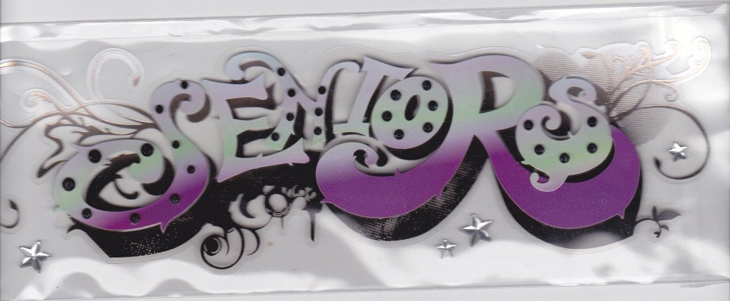 3d Senior Sticker Title