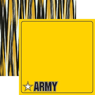 Reminisce Army Scrapbook Paper