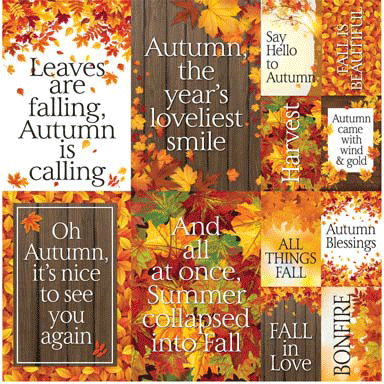 Reminisce Autumn Splendor Stickers