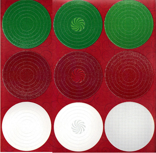 Christmas Basics Circle Journaling Stickers