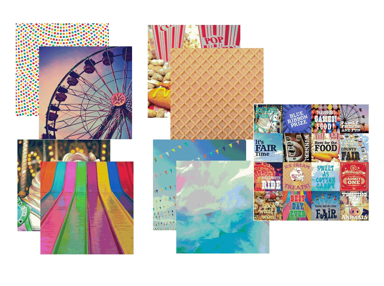 County Fair Paper County Fair 12x12 Scrapbook Kit - Papers and Stickers – Country Croppers