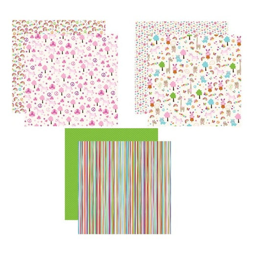 Reminisce Cutopia Scrapbook Paper Set