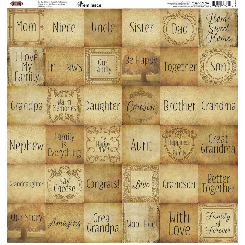 Reminisce Family Stickers