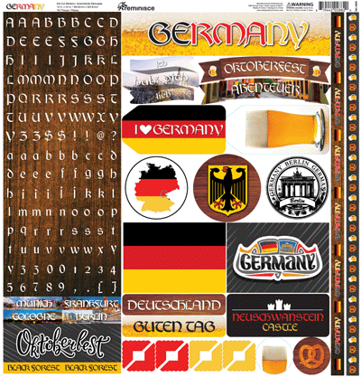 Reminisce Germany Stickers