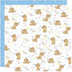 Little Buddies DOGGONE CUTE 12x12 Scrapbook Paper