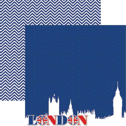 London England Scrapbook Paper by Reminisce