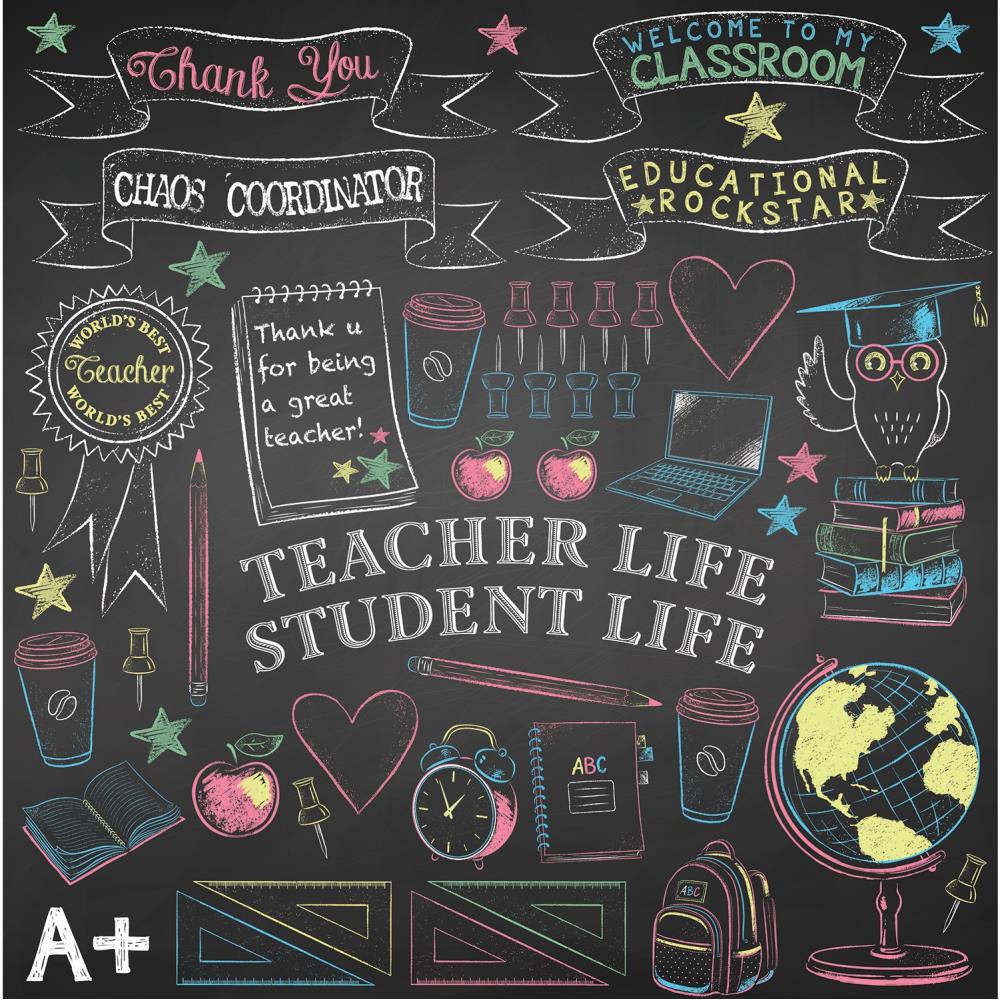 Meet the Teacher Scrapbook Stickers
