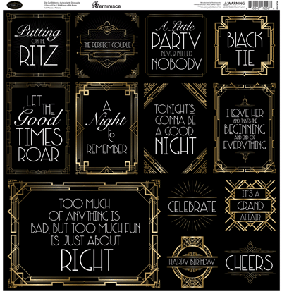 Roaring 20s Stickers by Reminisce