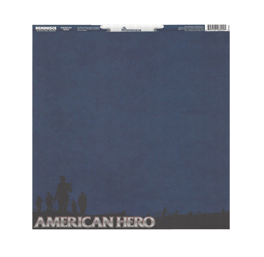 American Hero 12x12 Scrapbooking Paper - by Reminisce
