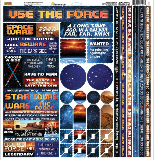 Reminisce Space Wars Stickers