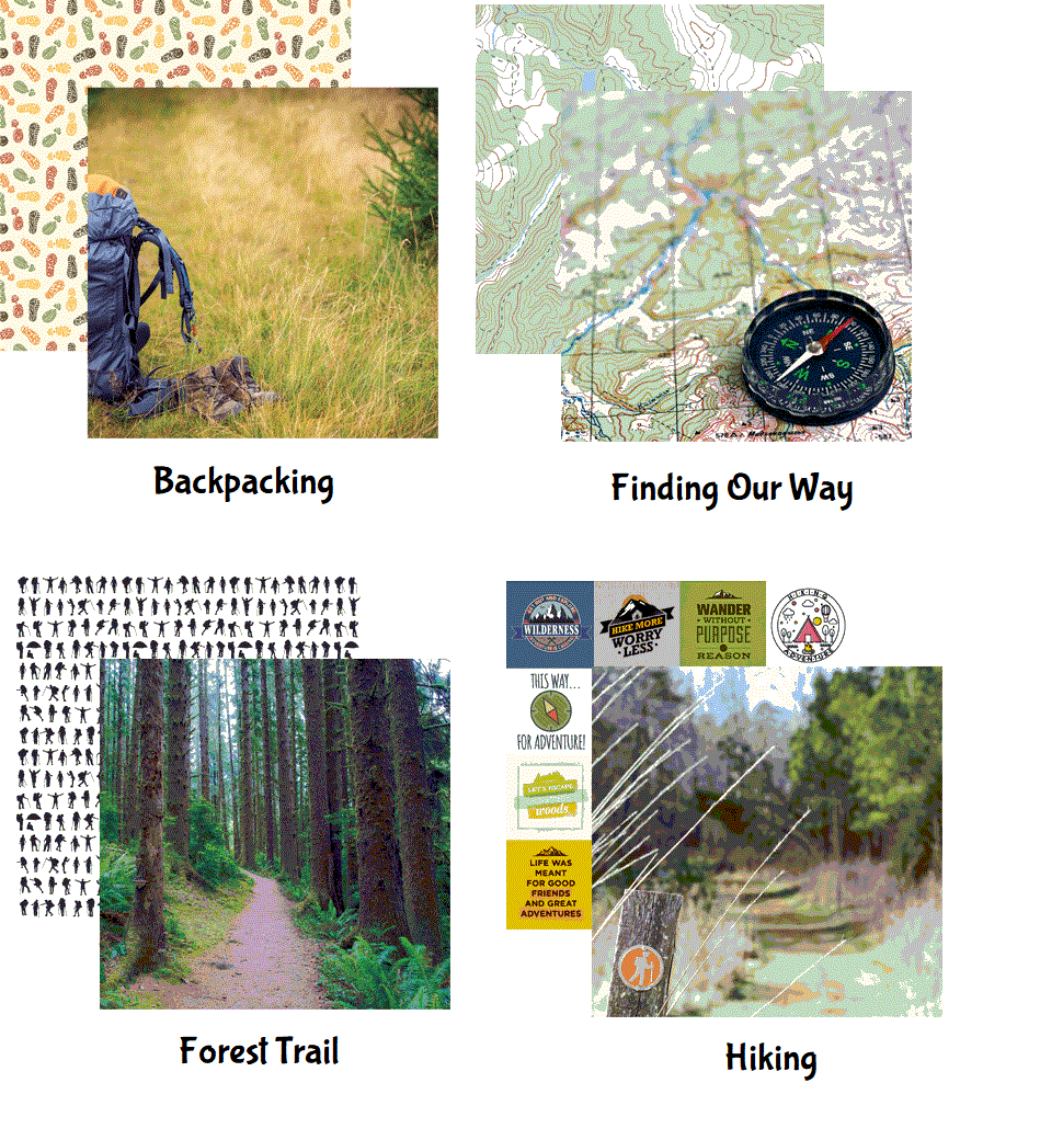 Reminisce Take a Hike Scrapbook Paper Set