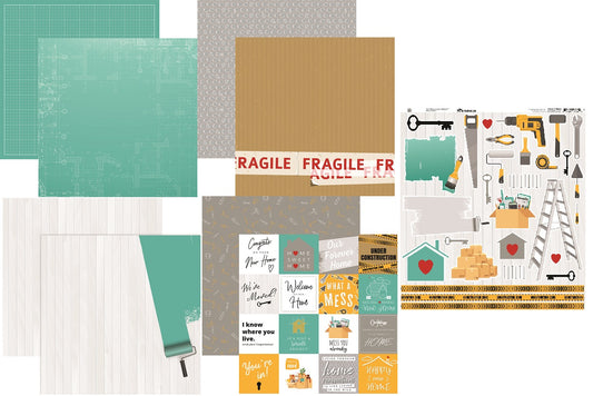 Reminisce The Home Edition Scrapbook Papers and Stickers