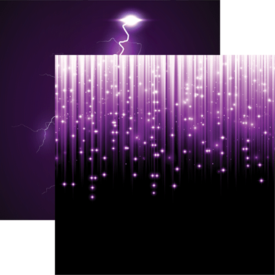 Reminisce Ultraviolet Brilliance Scrapbook paper