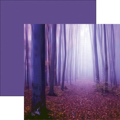 Reminisce Ultraviolet What Lies Ahead Scrapbook Paper