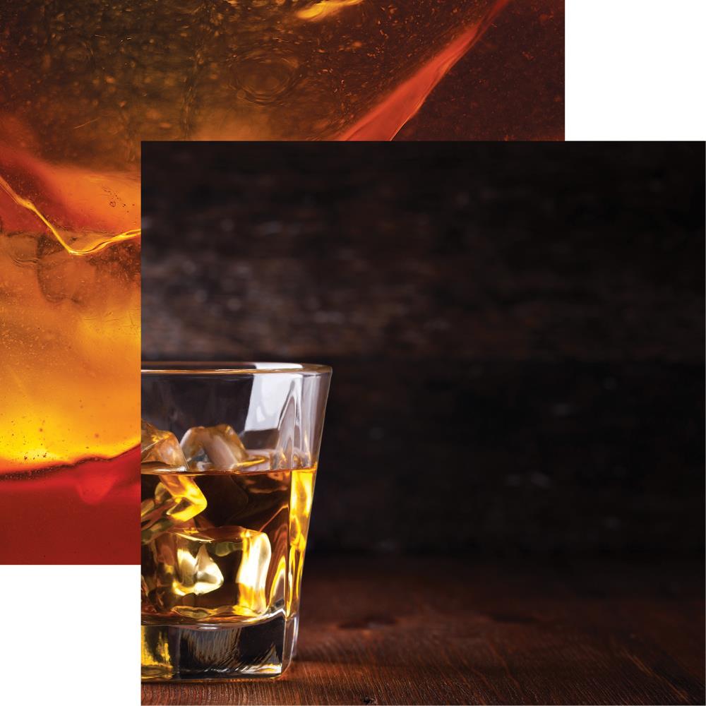 On the Rocks - One Scotch One Bourbon Scrapbook Paper