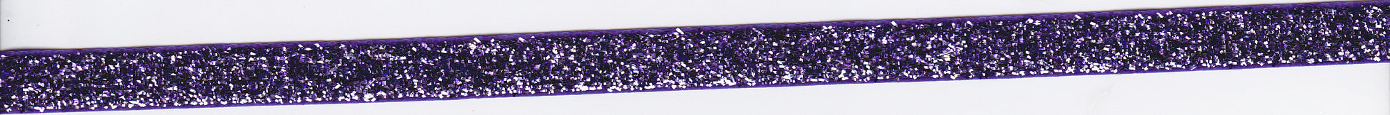 Purple Glitter Velvet Ribbon