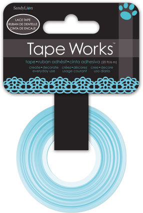 Blue Lace Washi Tape by TapeWorks