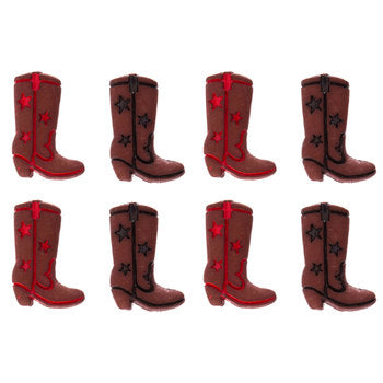 Cowboy Boot Buttons with Shanks