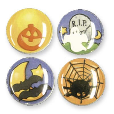 Halloween Bubble shaker Sticker Embellishments