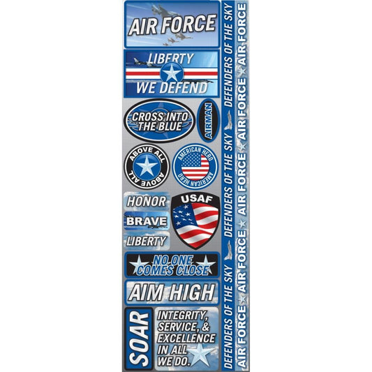 Reminisce Air Force Stickers