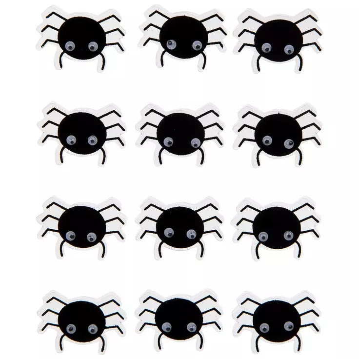 Wiggle Eye Spider Stickers
