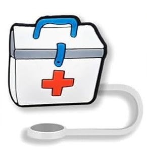 Medical Bag Silicone Straw Topper