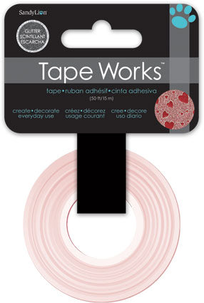 Red Foil Heart Tape