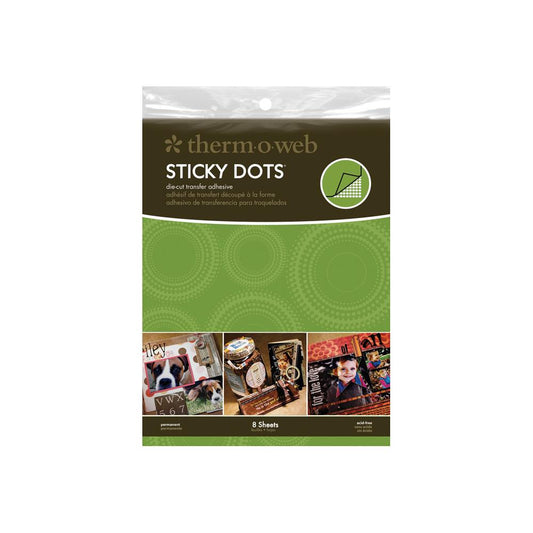 Therm-O-Web Sticky Dots 8.5x11