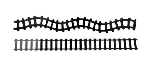 Train Track Border Stickers - Straight or Curved