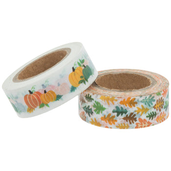 Pumpkins and Leaves Fall Washi Tape