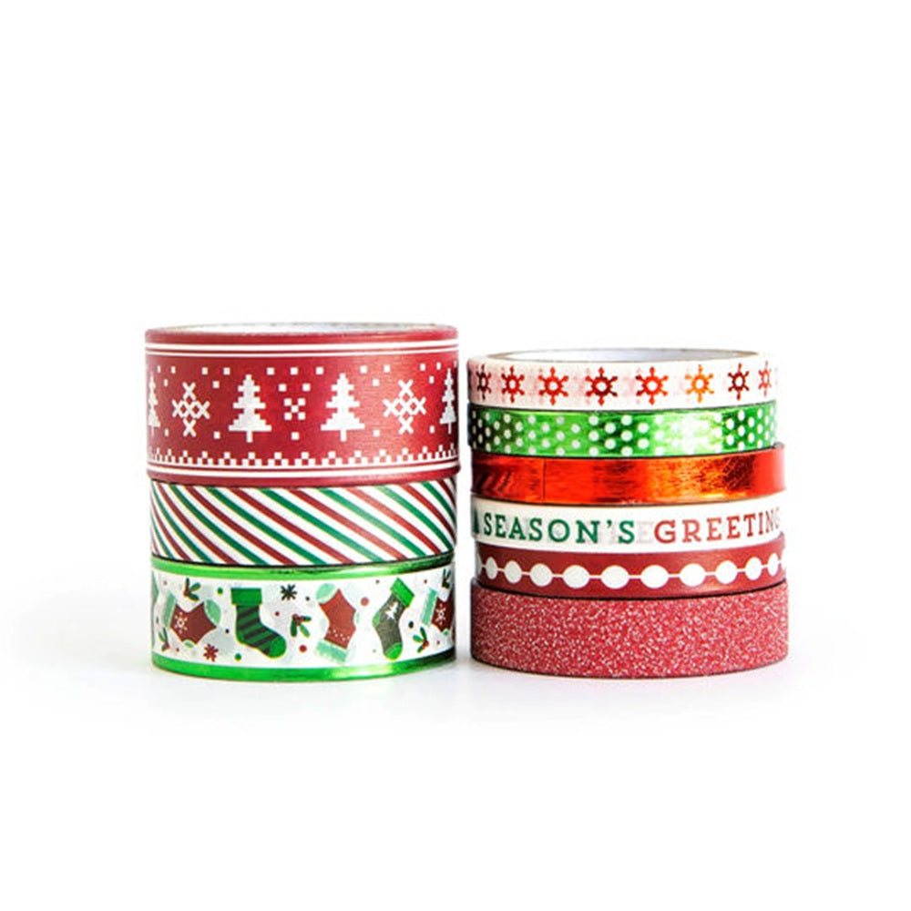 Christmas Foiled Washi Tape Assortment