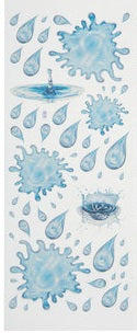 Rain Water Scrapbook Stickers