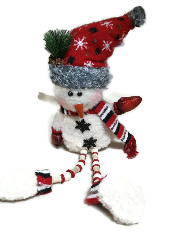 Ruby McBlitz Snowman Button Leg - Snowflake Hat