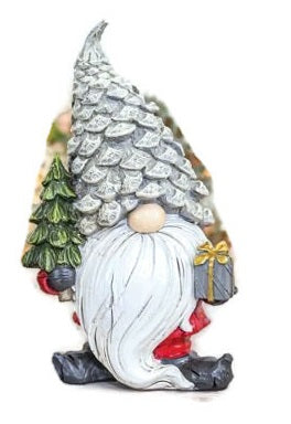 Christmas Pine Gnome Resin Figurine