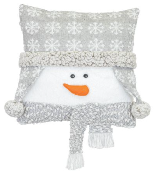 Snow Cloud Snowman Pillow