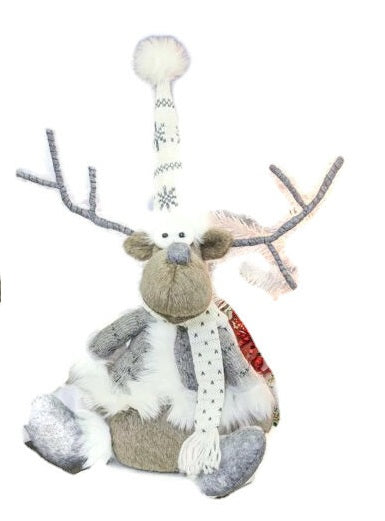 Frosted Moose Decor