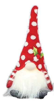 Light Up Sprightly Gnome - Red