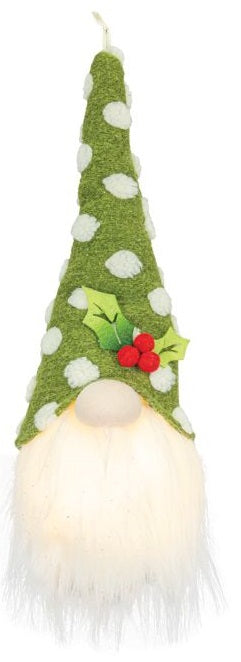 Sprightly Light up Gnome Ornament Sitter