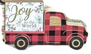Joy to The World Christmas Truck Sign