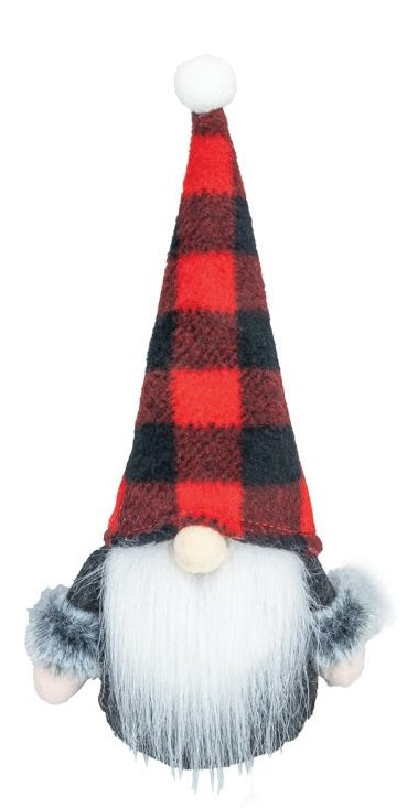 Festive Flannel Gnome Ornament