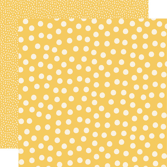 Say Cheese Main Street Yellow Polka Dot Paper