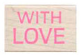With Love Valentines Stamp