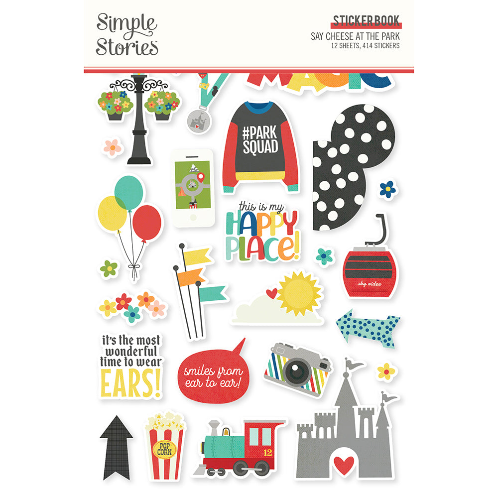 Simple Stories Say Cheese At The Park Sticker Book