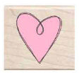 Heart Outline Valentine Stamp