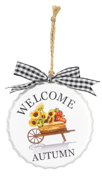 Welcome Autumn Hanging Sign