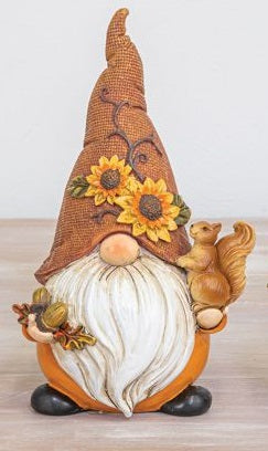 Fall Sunflower Gnome Figurine
